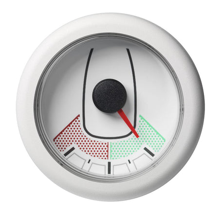Veratron 52MM (2-1/16") OceanLink Rudder Angle Gauge - Left/Right - White Dial Bezel [A2C1066090001] - Life Raft Professionals