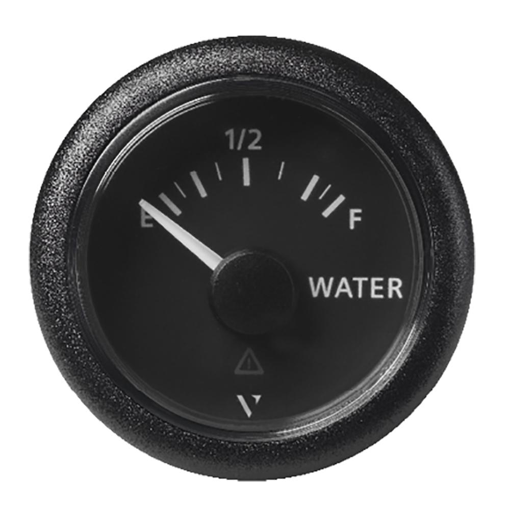 Veratron 52MM (2-1/16") ViewLine Fresh Water Resistive - Empty/Full - 3 to180 OHM - Black Dial Round Bezel [A2C59514099] - Life Raft Professionals