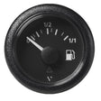 Veratron 52MM (2-1/16") ViewLine Fuel Level Gauge 0-1/1 - 3 to 180 OHM - Black Dial Round Bezel [A2C59514082] - Life Raft Professionals