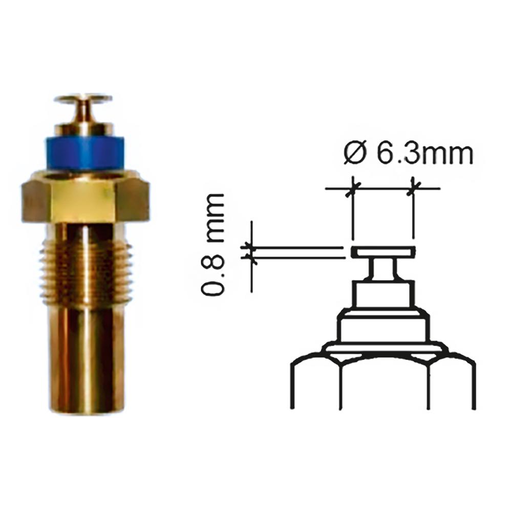 Veratron Engine Oil Temperature Sensor - Single Pole, Spade Connect - 50-150C/120-300F - 6/24V - M10 x 1.5 Thread [323-801-010-001D] - Life Raft Professionals