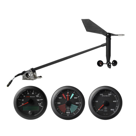 Veratron NMEA 2000 Sailing Kit w/OceanLink GPS Speedometer, Wind Sensor, Wind Angle Wind Speed Gauge [A2C3935310001] - Life Raft Professionals