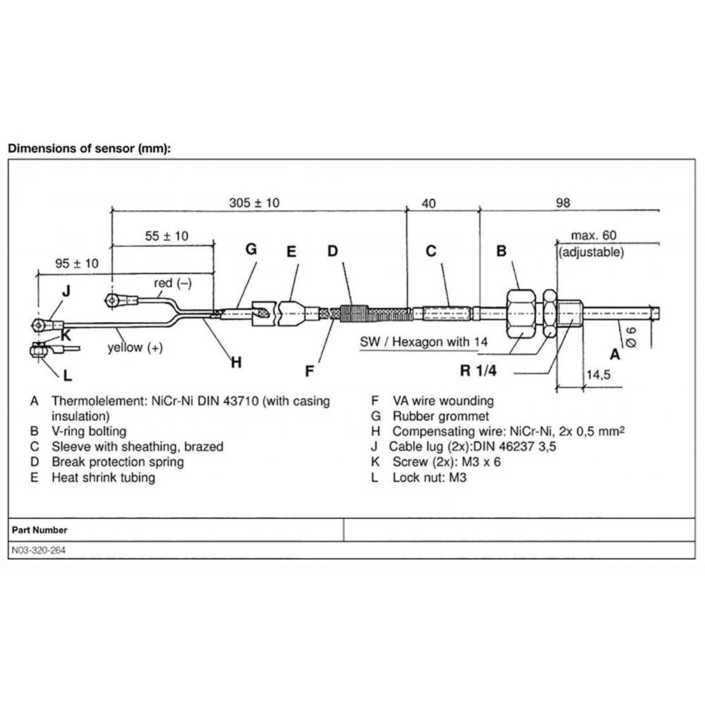 Veratron Pyrometer Sensor - 100-900C/250-1650F [N03-320-264] - Life Raft Professionals