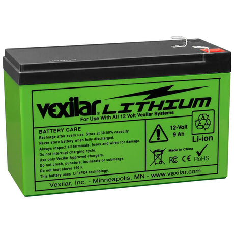 Vexilar 12V Lithium Ion Battery [V-100L] - Life Raft Professionals