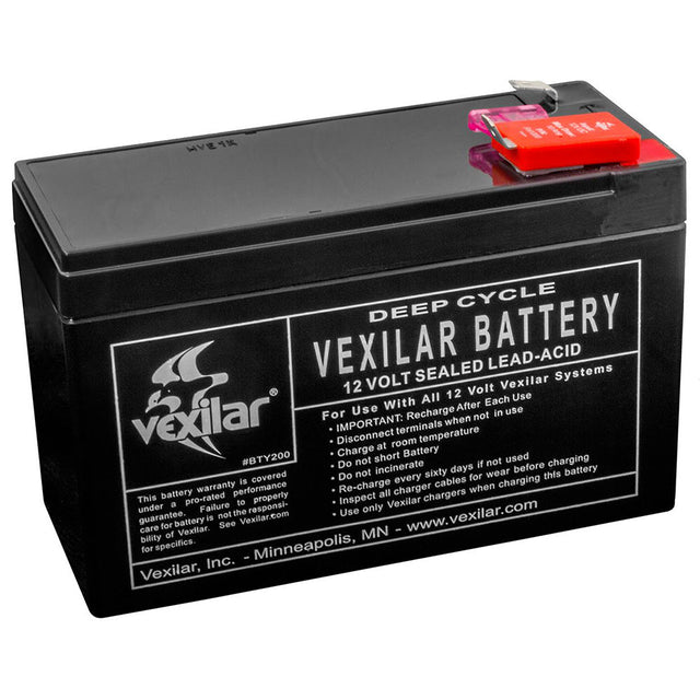 Vexilar 12V/9 AMP Lead-Acid Battery [V-100] - Life Raft Professionals