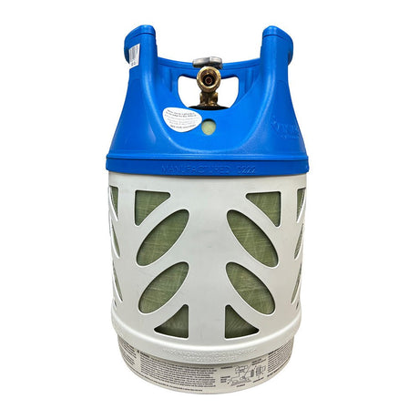 Viking Cylinders 17lb Vertical Fiberglass Composite LPG Cylinder w/Type 1 Valve - OPD, DOT, TC Approved - Life Raft Professionals