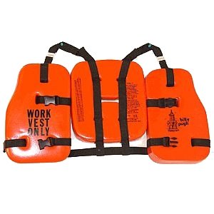 Vinyl Dipped Vest with Internal Webbing - USCG approved Type V - Life Raft Professionals