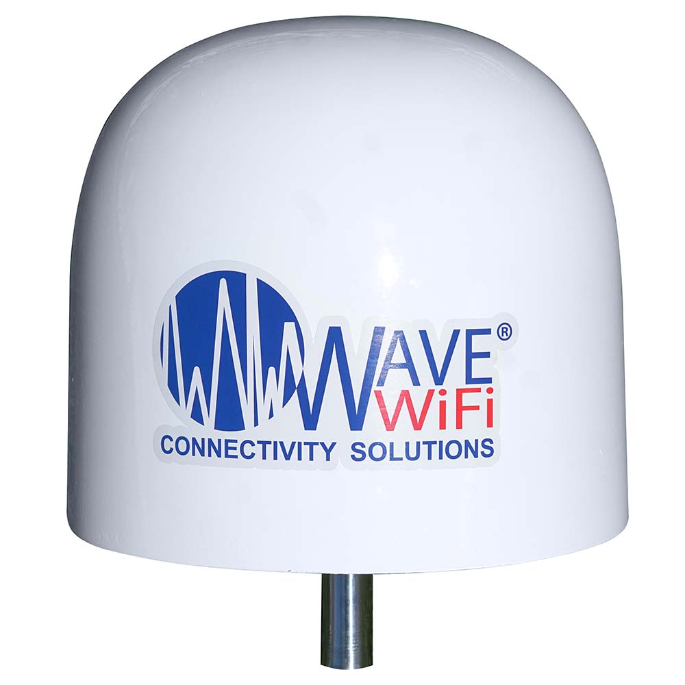 Wave WiFi + Cell MU-MIMO Receiving Dome 2.4GHz + 5GHz AC w/CAT6 Global LTE-A SIM Slot, Single Ethernet Cable - 12VDC [FREEDOM LTE-A] - Life Raft Professionals