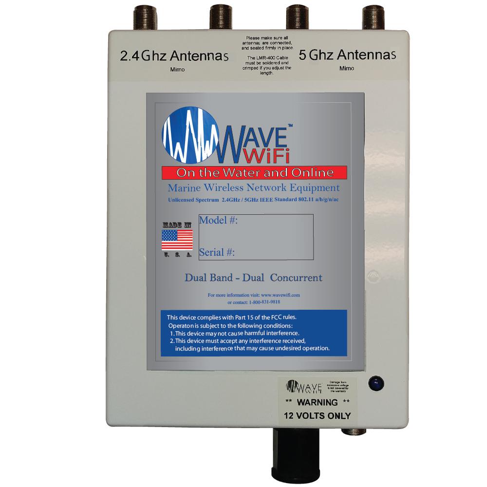 Wave WiFi EC HP Dual-Band - AC [EC-HP-DB-AC] - Life Raft Professionals