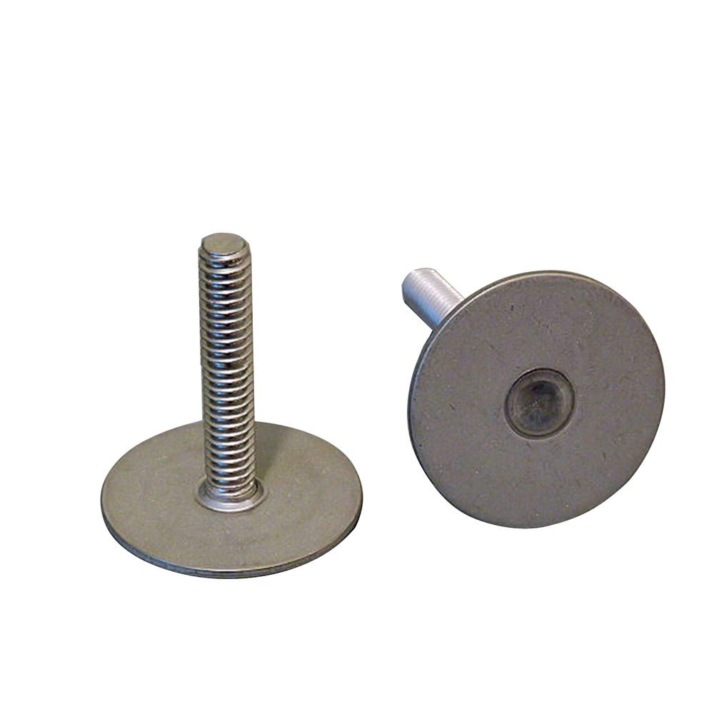 Weld Mount 1" Tall Stainless Stud w/1/4" x 20 Threads - Qty. 10 - Life Raft Professionals