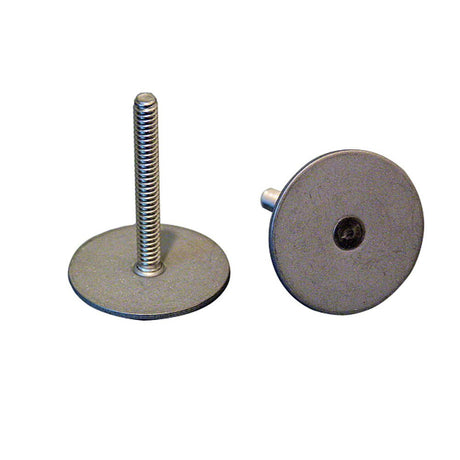 Weld Mount 1.5" Tall Stainless Steel Stud w/#10 x 24 Threads - Qty. 10 - Life Raft Professionals