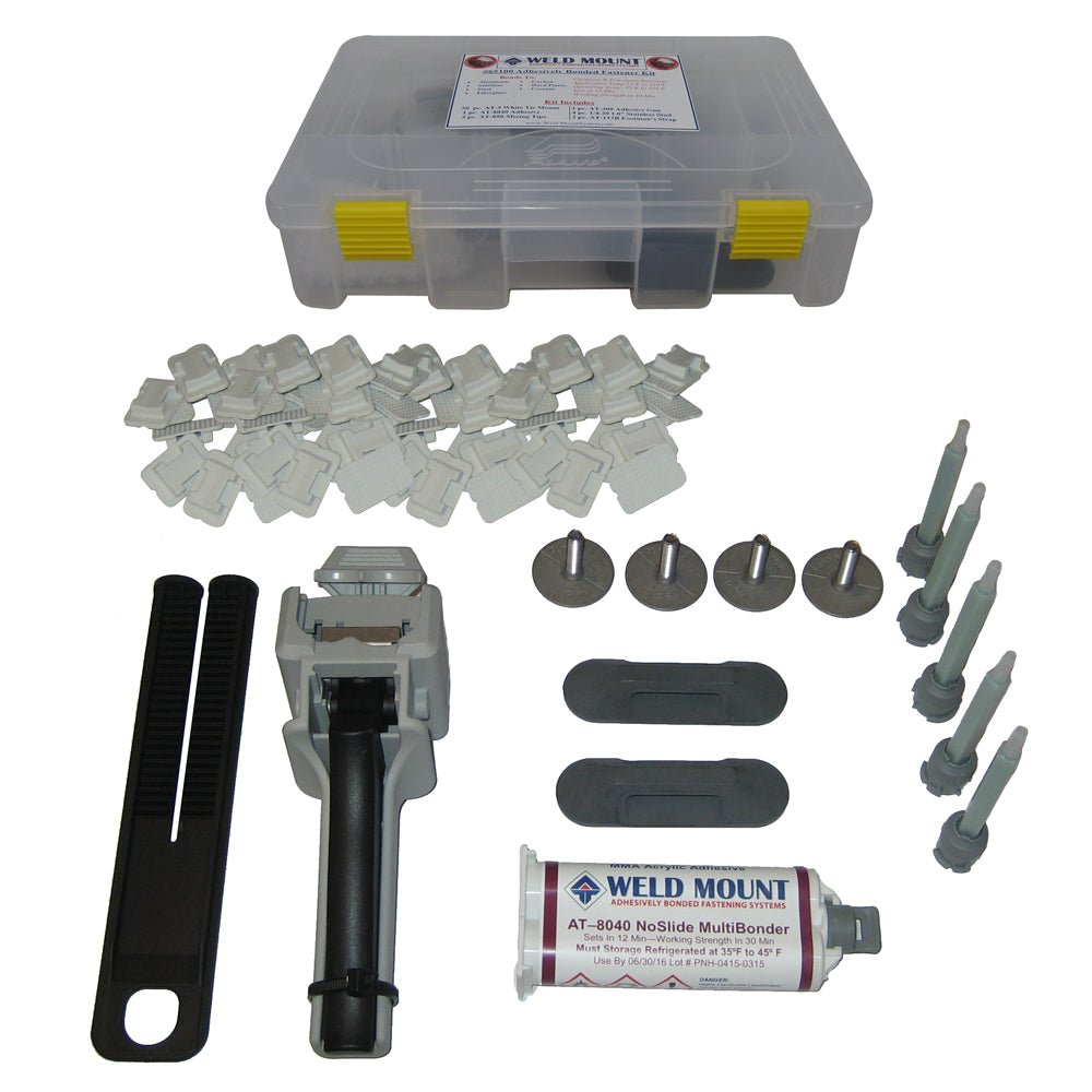 Weld Mount Adhesively Bonded Fastener Kit w/AT 8040 Adhesive - Life Raft Professionals
