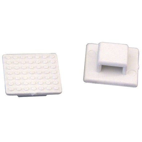 Weld Mount AT-3 Small White Nylon Wire Tie Mount - Qty. 50 - Life Raft Professionals