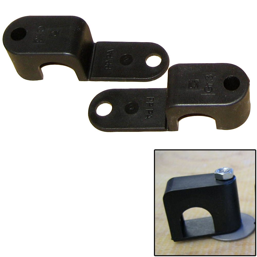 Weld Mount Single Poly Clamp f/1/4" x 20 Studs - 5/8" OD - Requires 1.5" Stud - Qty. 25 - Life Raft Professionals