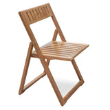 Whitecap Folding Slat Chair - Teak - Life Raft Professionals