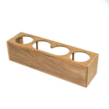 Whitecap Four Drink/Binocular Rack - Teak - Life Raft Professionals