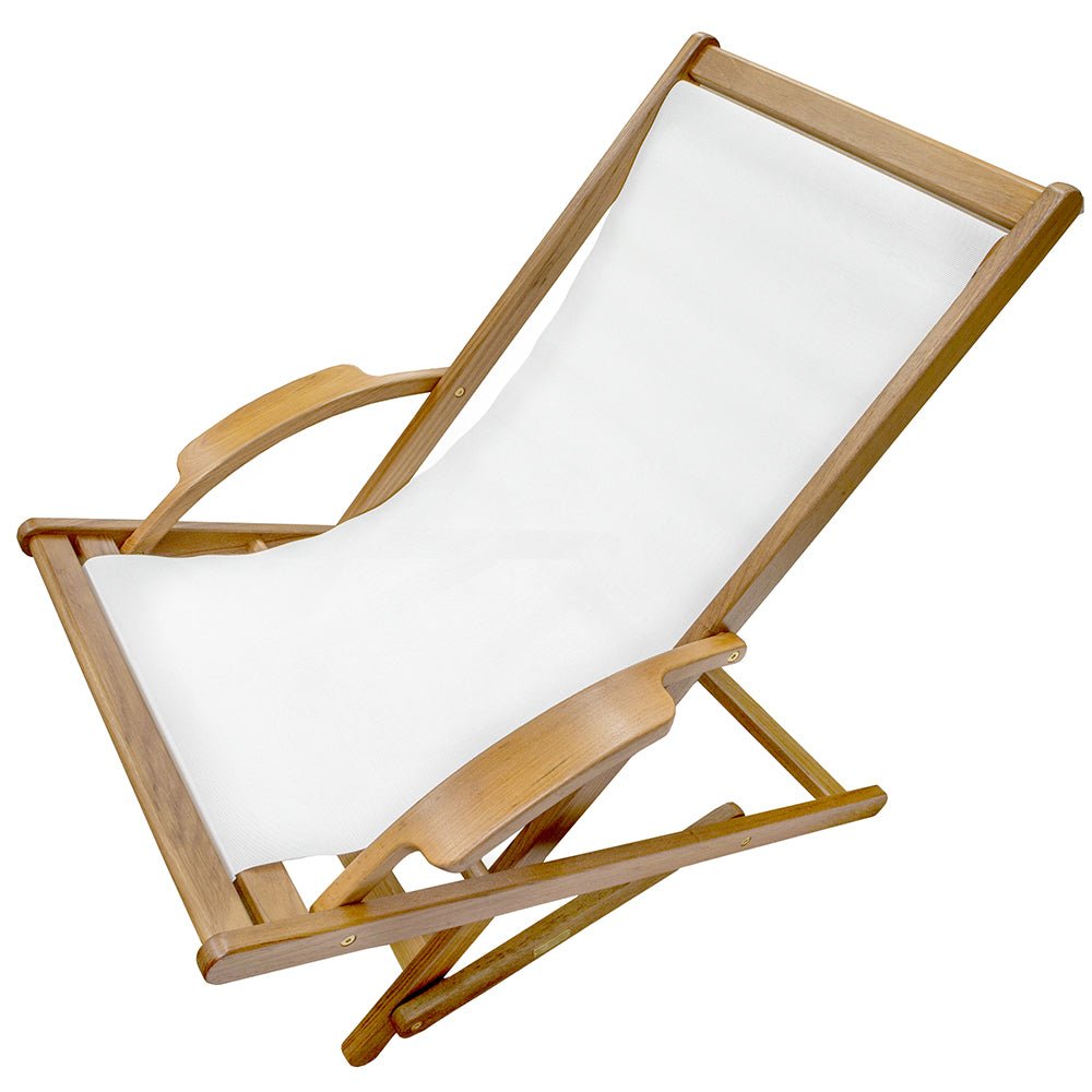 Whitecap Sun Chair - Teak - Life Raft Professionals