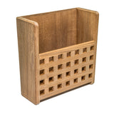 Whitecap Teak Grate Front Magazine Rack - Life Raft Professionals