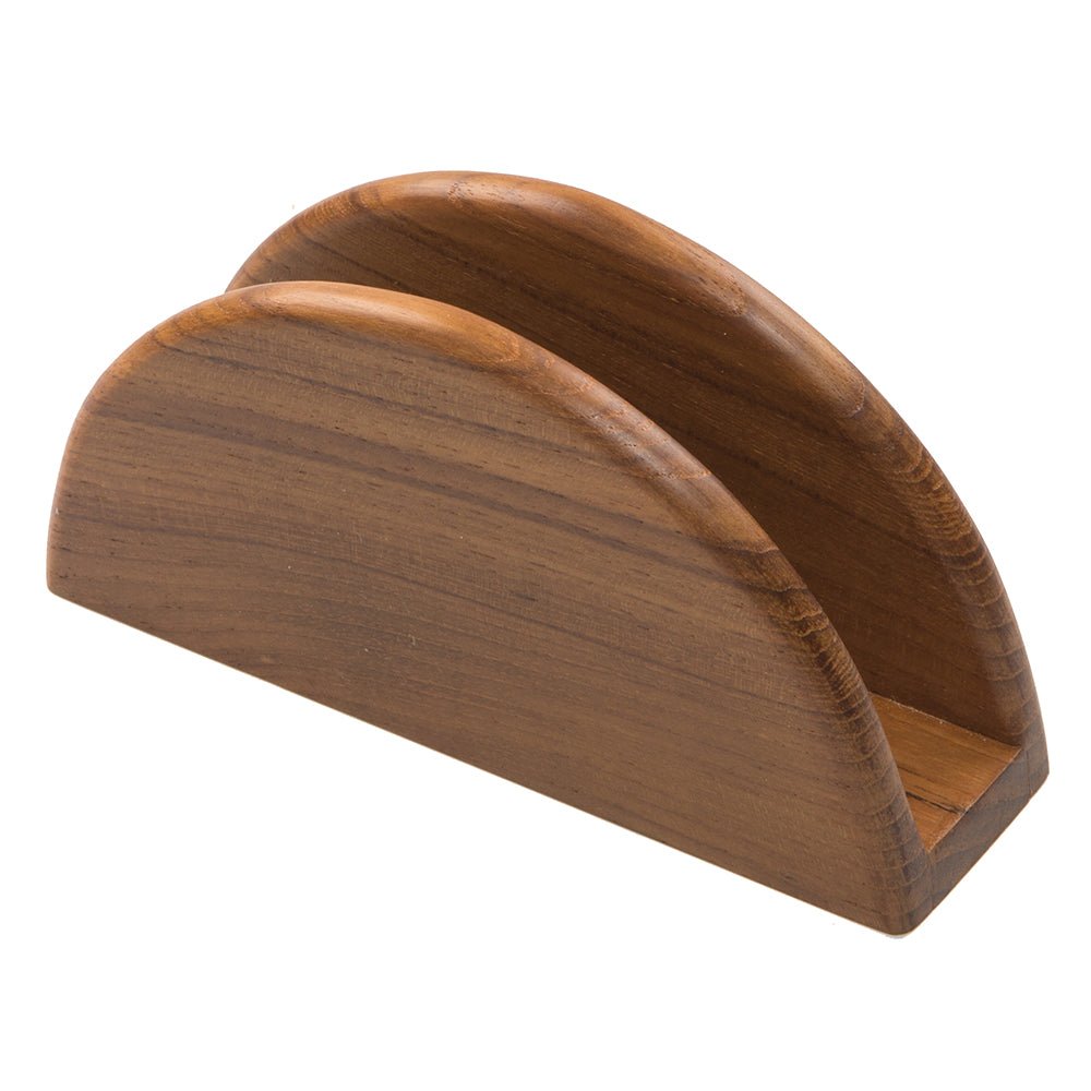 Whitecap Teak Napkin Holder - Life Raft Professionals