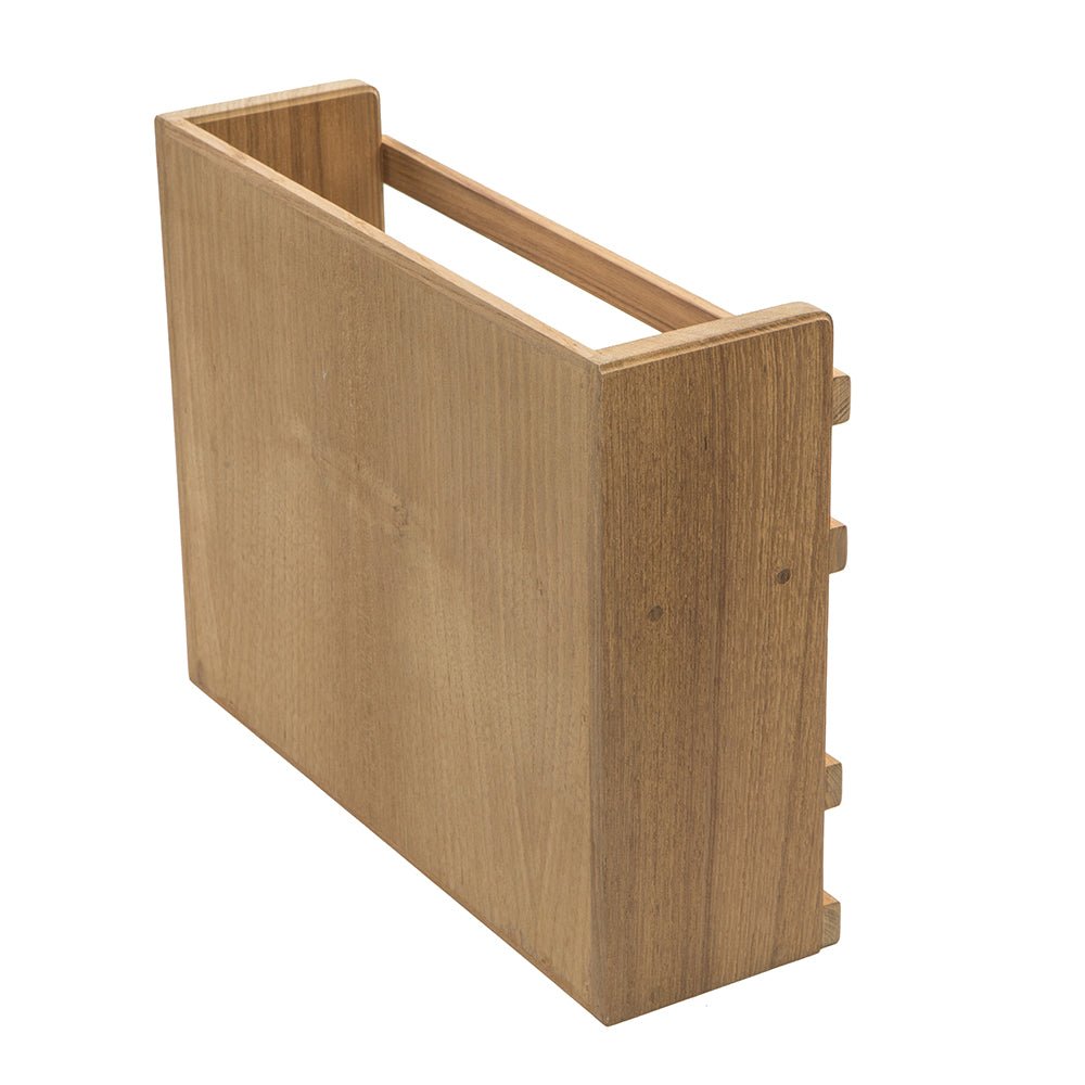 Whitecap Teak Two-Tier Spice Rack - Life Raft Professionals