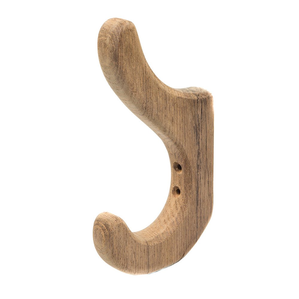 Whitecap Teak Utility Hook - Life Raft Professionals