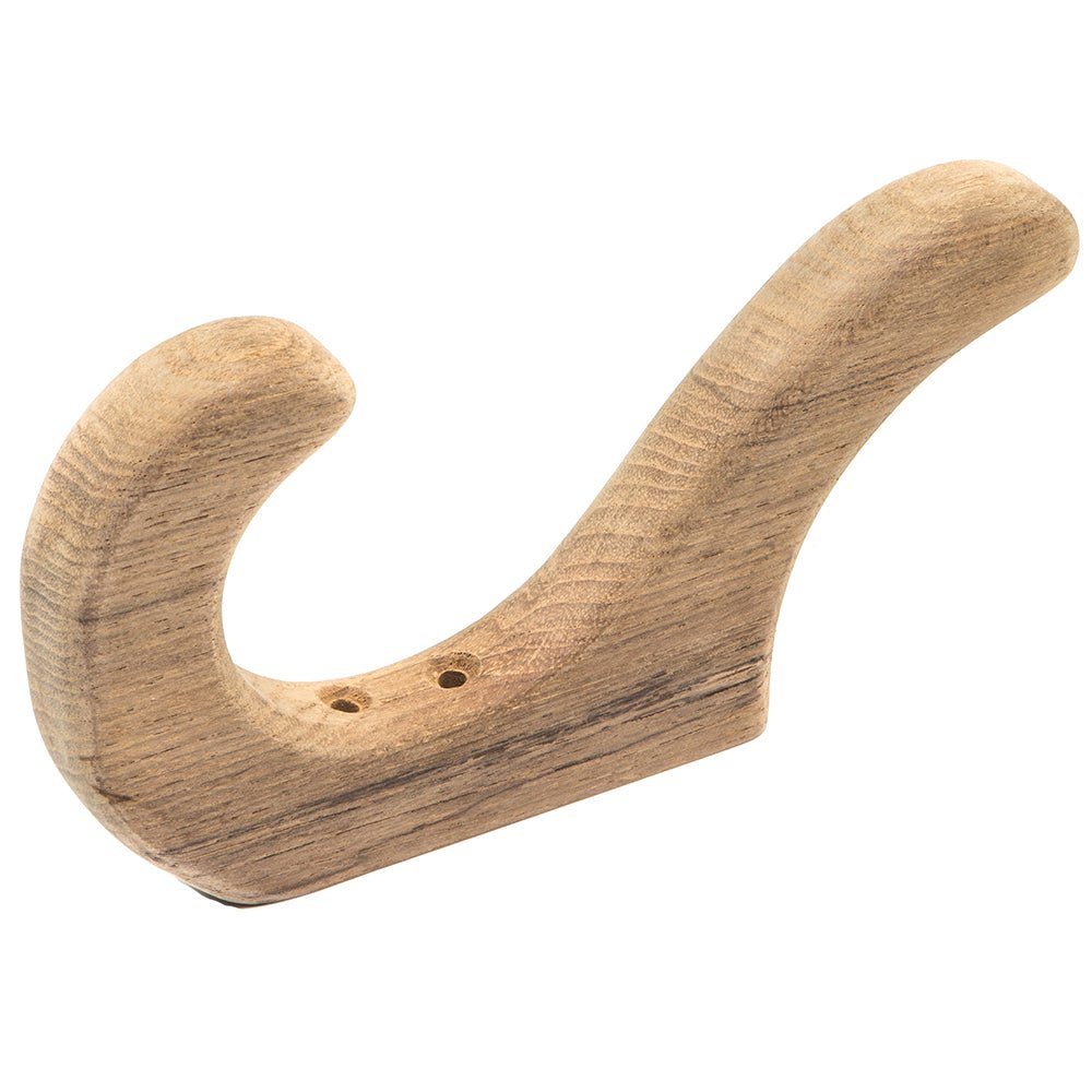 Whitecap Teak Utility Hook - Life Raft Professionals