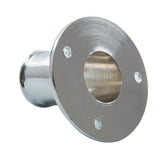 Whitecap Top-Mounted Flag Pole Socket CP/Brass - 1" ID - Life Raft Professionals