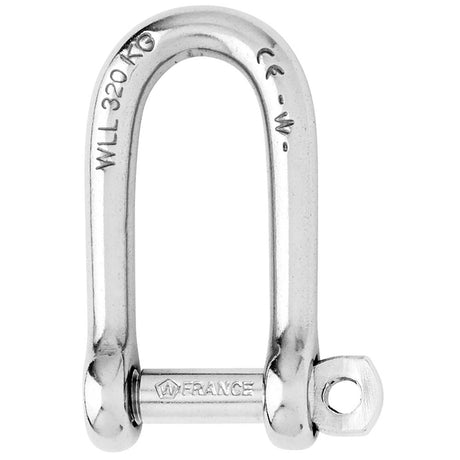 Wicahrd Self-Locking Long D Shackle - Diameter 5mm - 3/16" - Life Raft Professionals