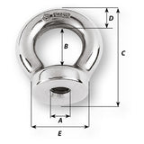 Wichard 12mm Eye Nut - Thread M16 x 200mm - Life Raft Professionals