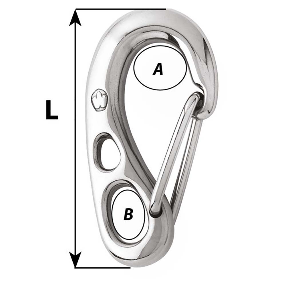 Wichard 3" HR Safety Snap Hook - 75mm - Life Raft Professionals