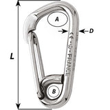 Wichard Asymmetric Carbine Hook - Length 170mm - 15/32" - Life Raft Professionals