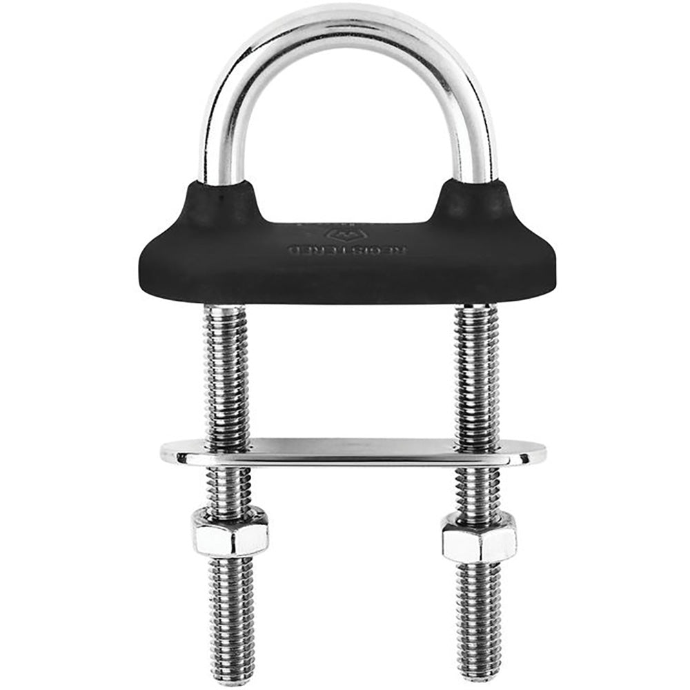 Wichard Black Watertight U-Bolt - 6mm Diameter - 15/64" - 70mm Length - 2-3/4" - Life Raft Professionals