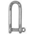 Wichard Captive Pin Long D Shackle - Diameter 6mm - 1/4" - Life Raft Professionals