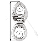 Wichard HR Quick Release Snap Shackle w/Large Bail - Length 4-3/4" - Life Raft Professionals
