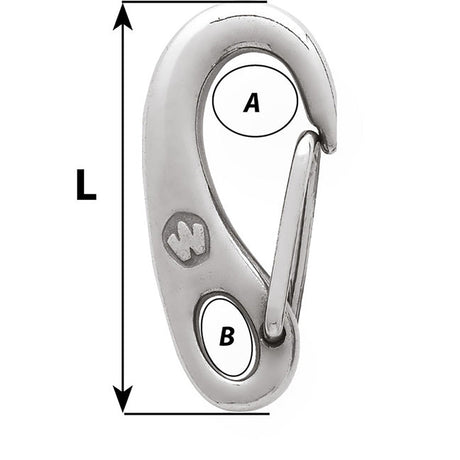 Wichard Safety Snap Hook - 35mm - Life Raft Professionals