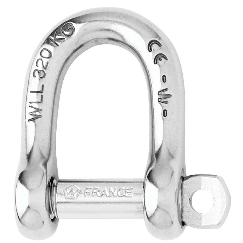 Wichard Self-Locking D Shackle - Diameter 10mm - 13/32" - Life Raft Professionals