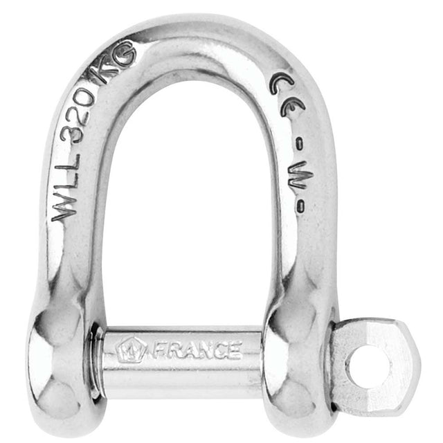 Wichard Self-Locking D Shackle - Diameter 10mm - 13/32" - Life Raft Professionals