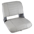 Wise Pro Style Clamshell Fold Down Fishing Seat - Grey - Life Raft Professionals