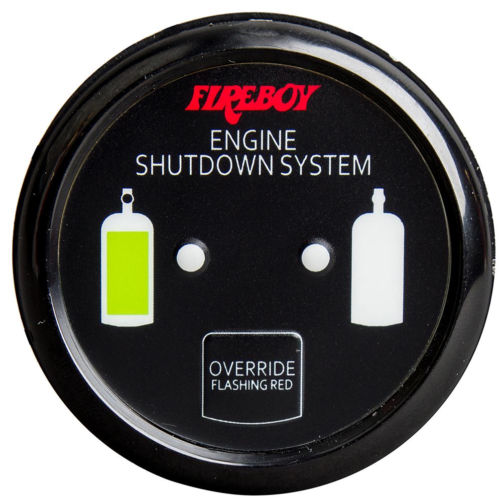 Xintex Deluxe Helm Display w/Gauge Body, LED & Color Graphics f/Engine Shutdown System - Black Bezel Display [DU-RBH-20-R] - Life Raft Professionals