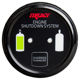 Xintex Deluxe Helm Display w/Gauge Body, LED & Color Graphics f/Engine Shutdown System - Black Bezel Display [DU-RBH-20-R] - Life Raft Professionals