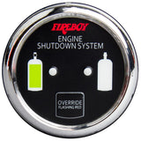 Xintex Deluxe Helm Display w/Gauge Body, LED & Color Graphics f/Engine Shutdown System - Chrome Bezel Display [DU-RCH-20-R] - Life Raft Professionals