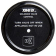 Xintex Propane Control & Solenoid Valve w/Black Bezel Display [C-1B-R] - Life Raft Professionals