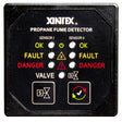 Xintex Propane Fume Detector & Alarm w/2 Plastic Sensors & Solenoid Valve - Square Black Bezel Display [P-2BS-R] - Life Raft Professionals